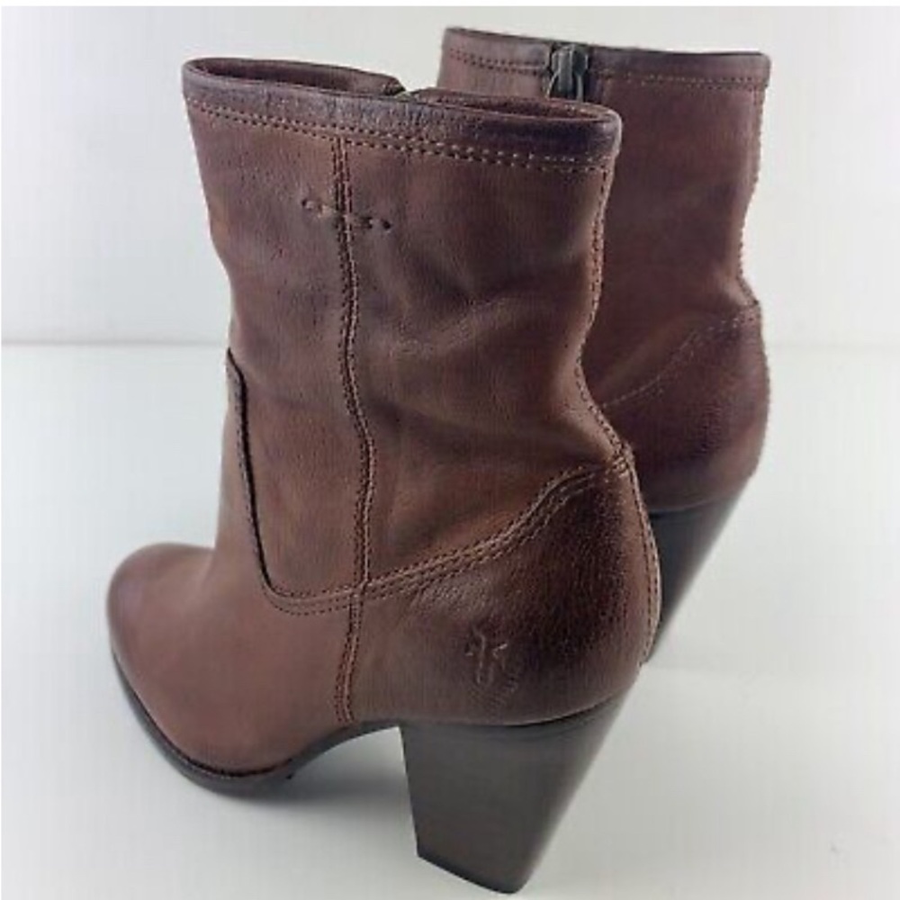 Frye Patty Artisan boots 8.5M bark brown distressed - Picture 5 of 8